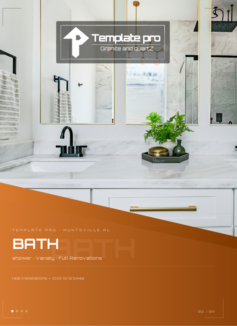 Template Pro Bathroom Vanity Catalog – Madison AL